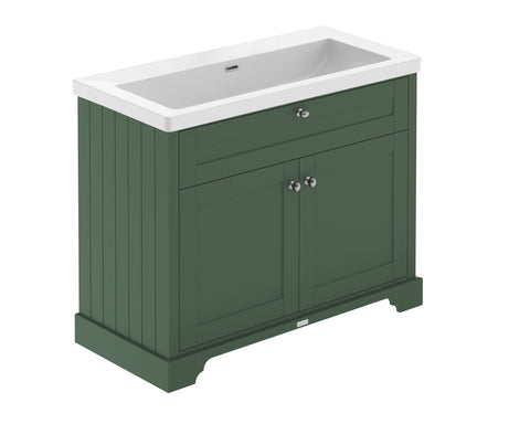Hudson Reed 1000mm 2-Door Unit & Contemporary Basin 0TH