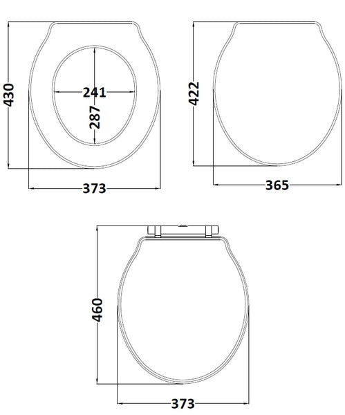 Hudson Reed Ryther Toilet Seat