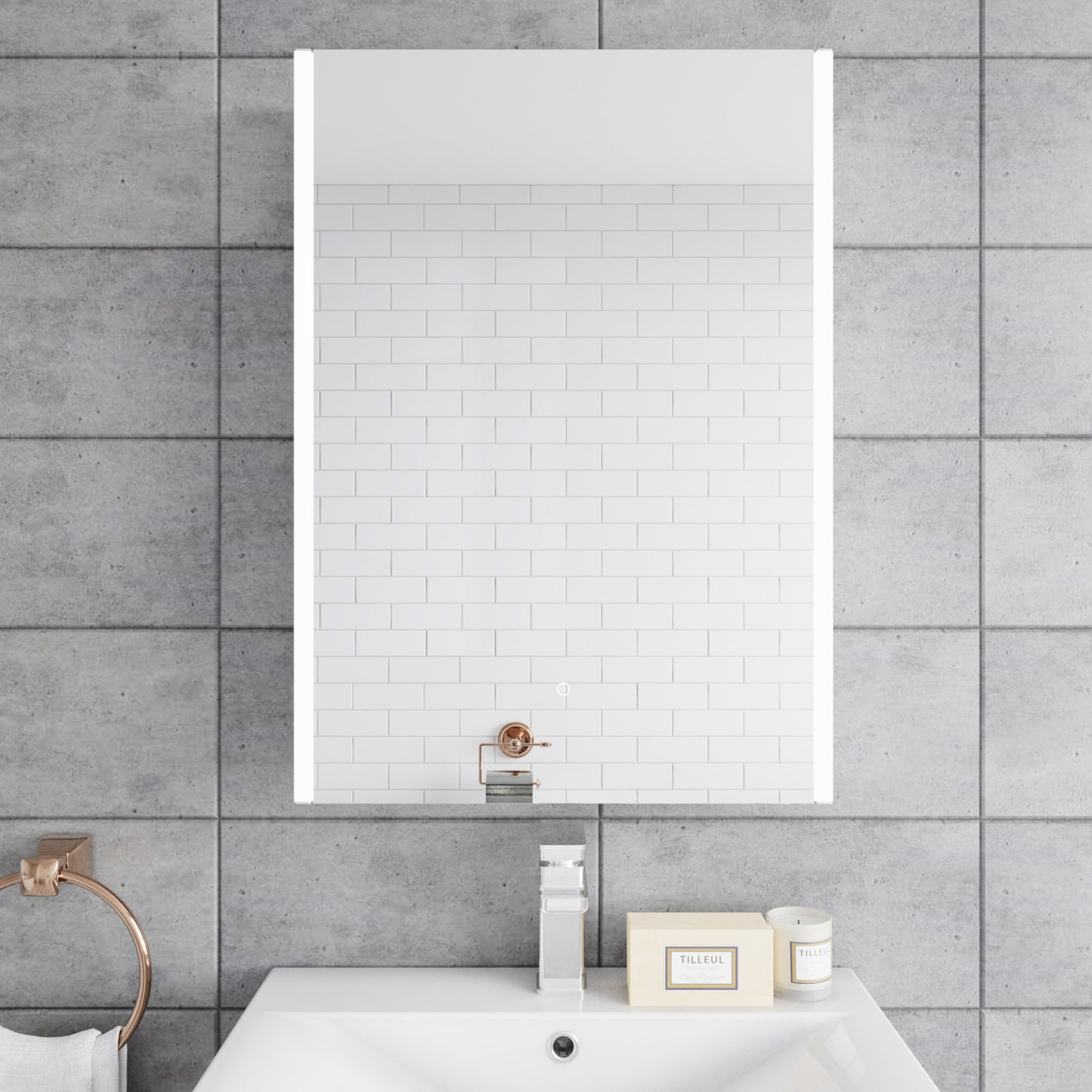 NUIE 500mm Mirror Cabinet