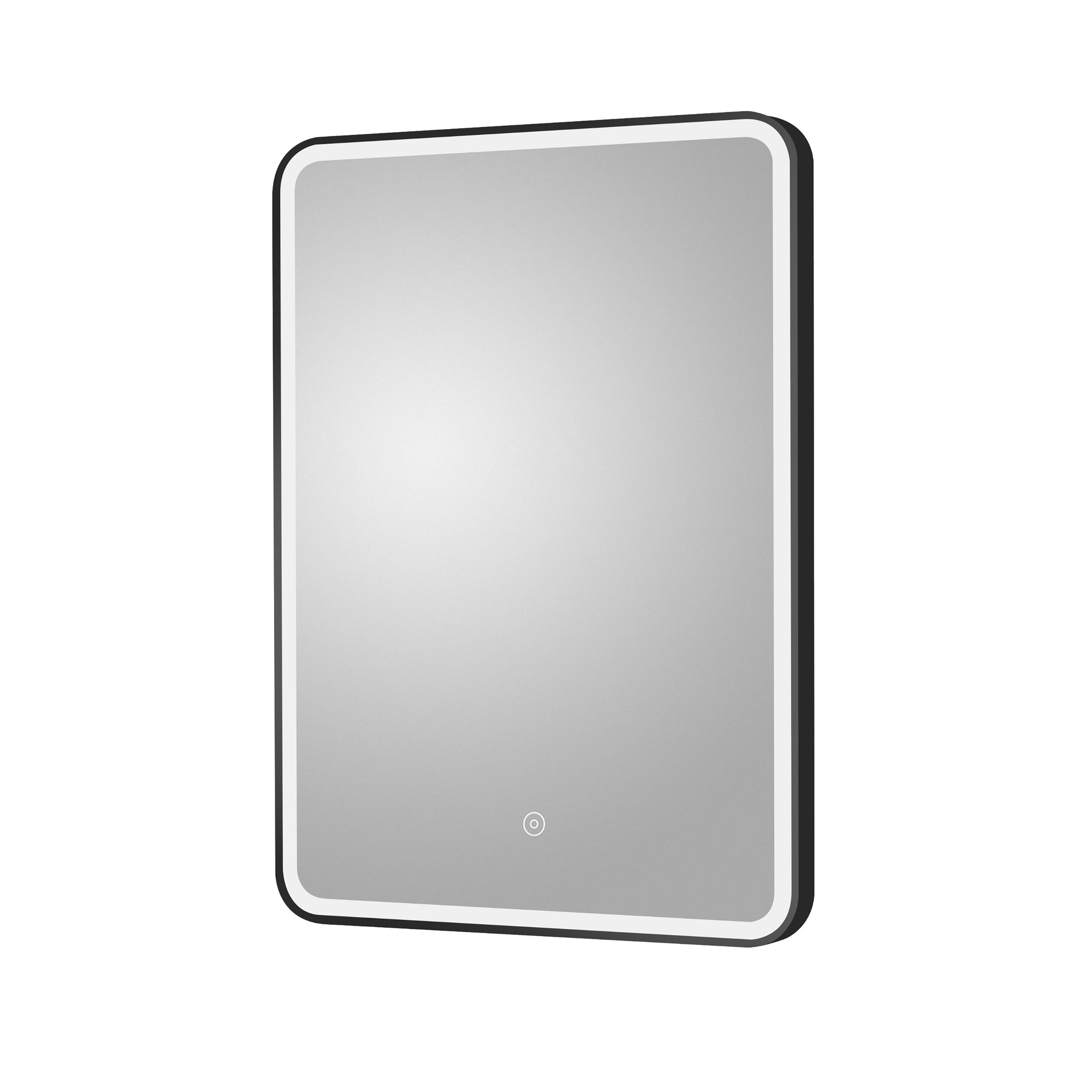 NUIE 700 x 500 Black Framed Mirror