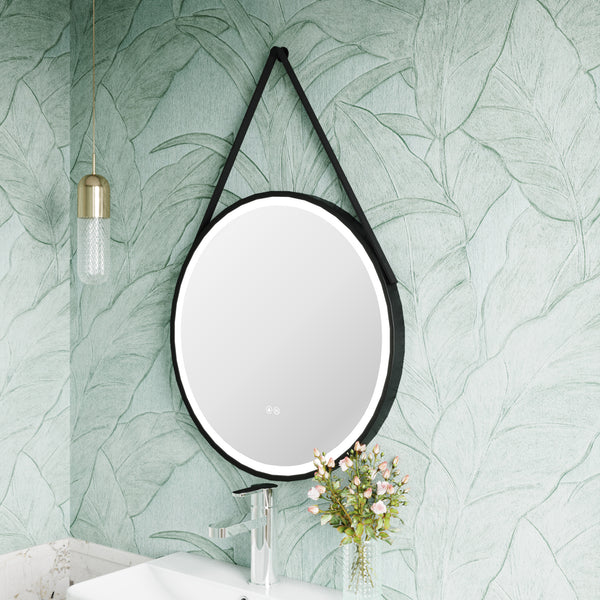 NUIE 800mm Round Illuminated Mirror