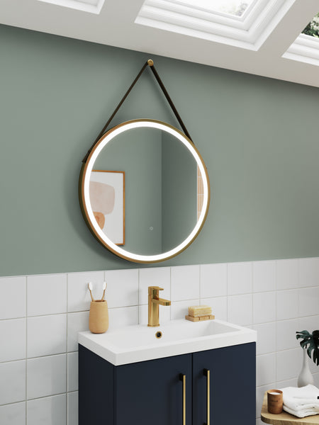 NUIE 600mm Round Illuminated Mirror