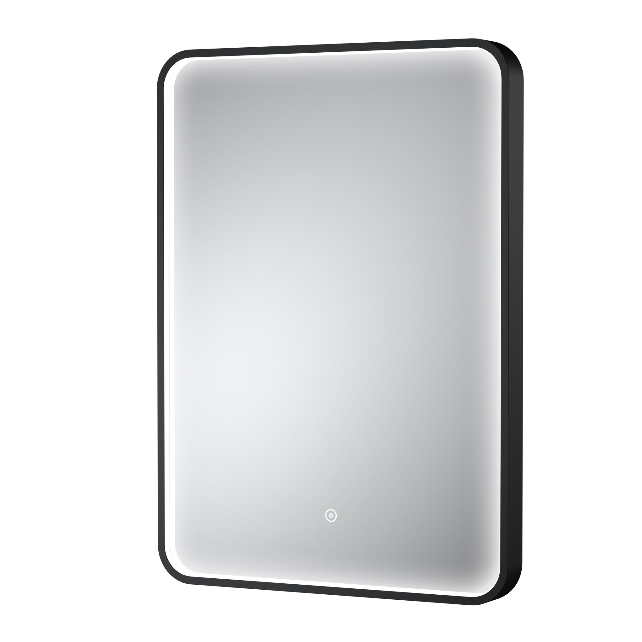 NUIE Black Frame LED Mirror - 700 x 500mm