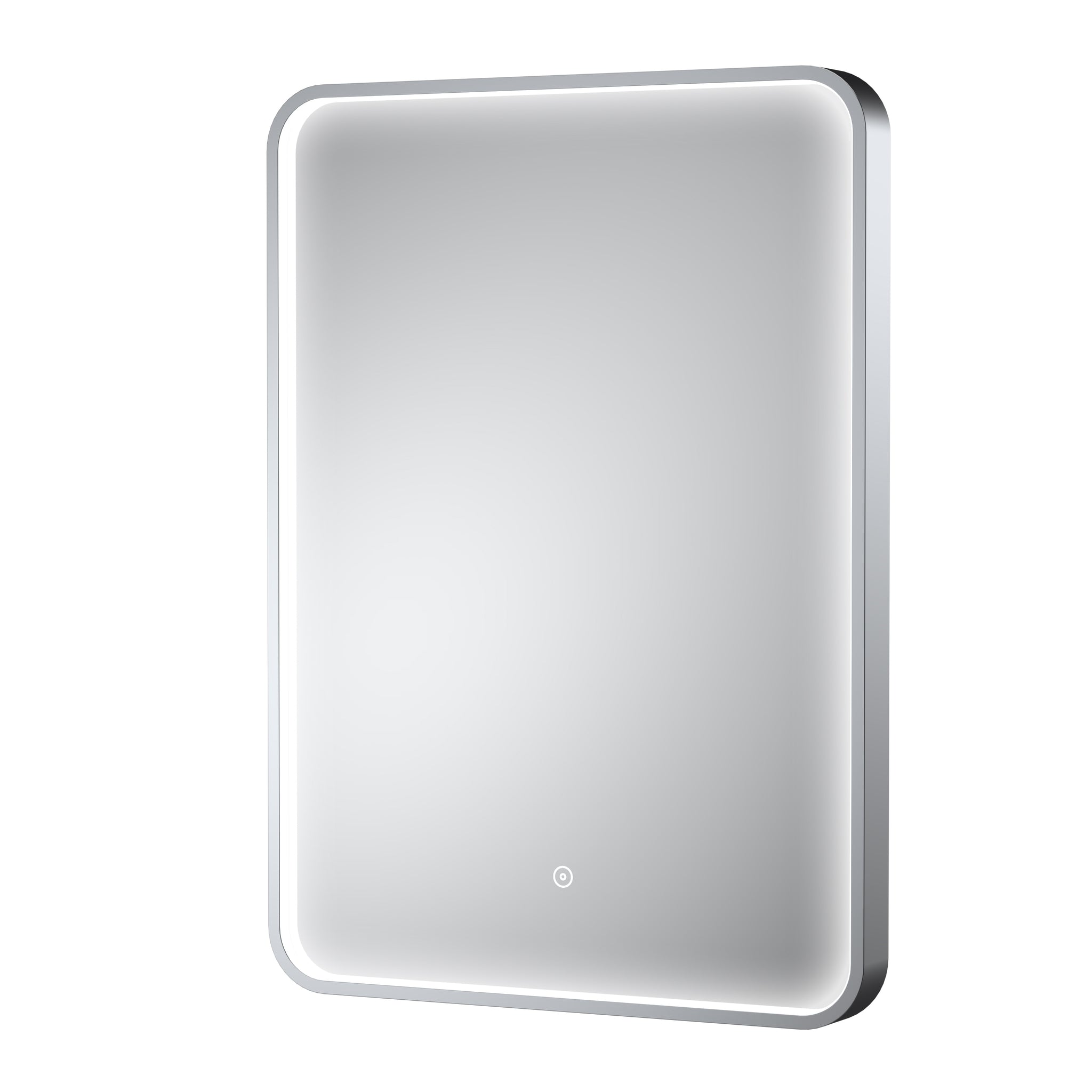 NUIE Polished Chrome Frame LED Mirror - 700 x 500mm