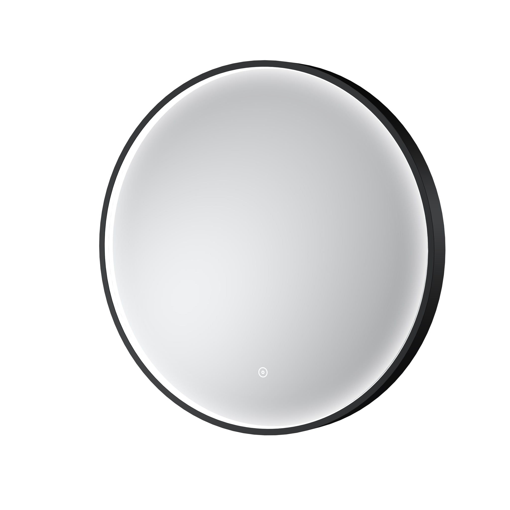 NUIE Black Frame LED Mirror - 600mm