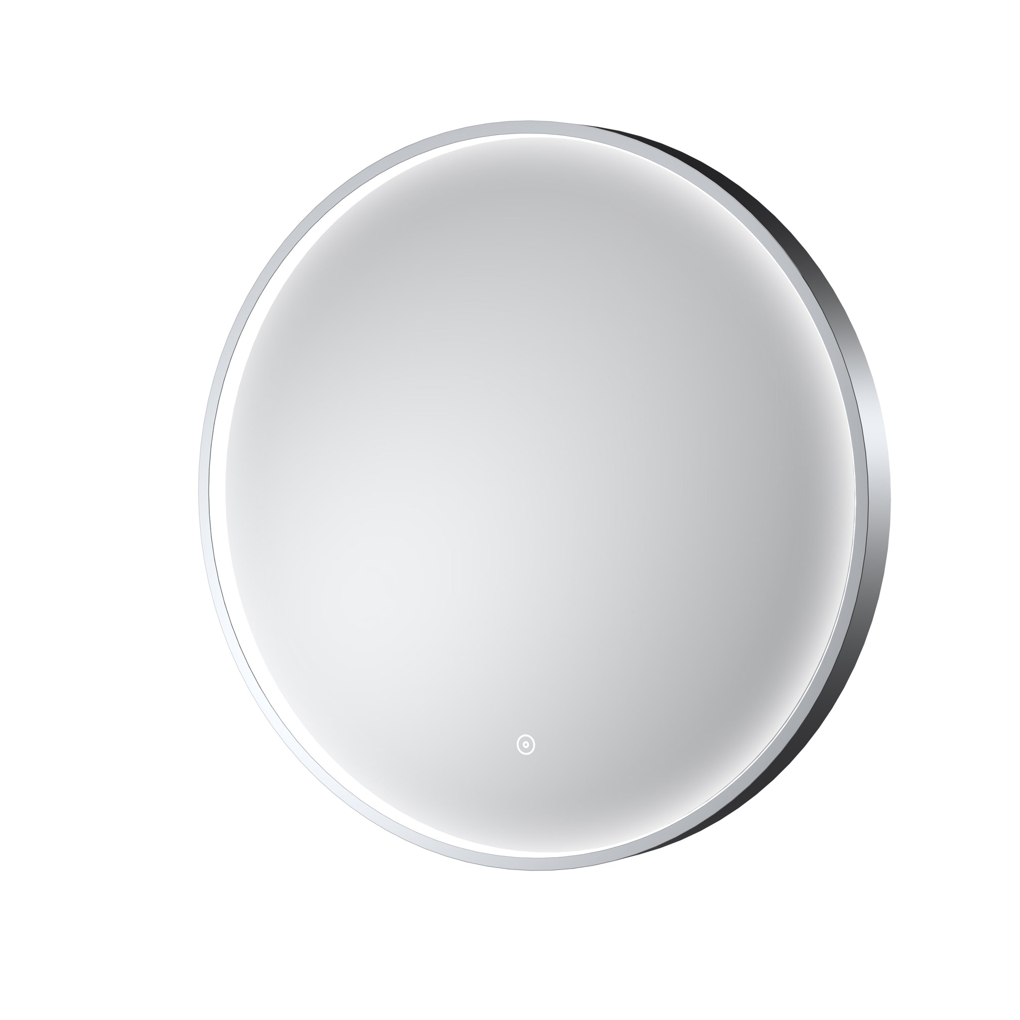 NUIE Polished Chrome Frame LED Mirror - 600mm
