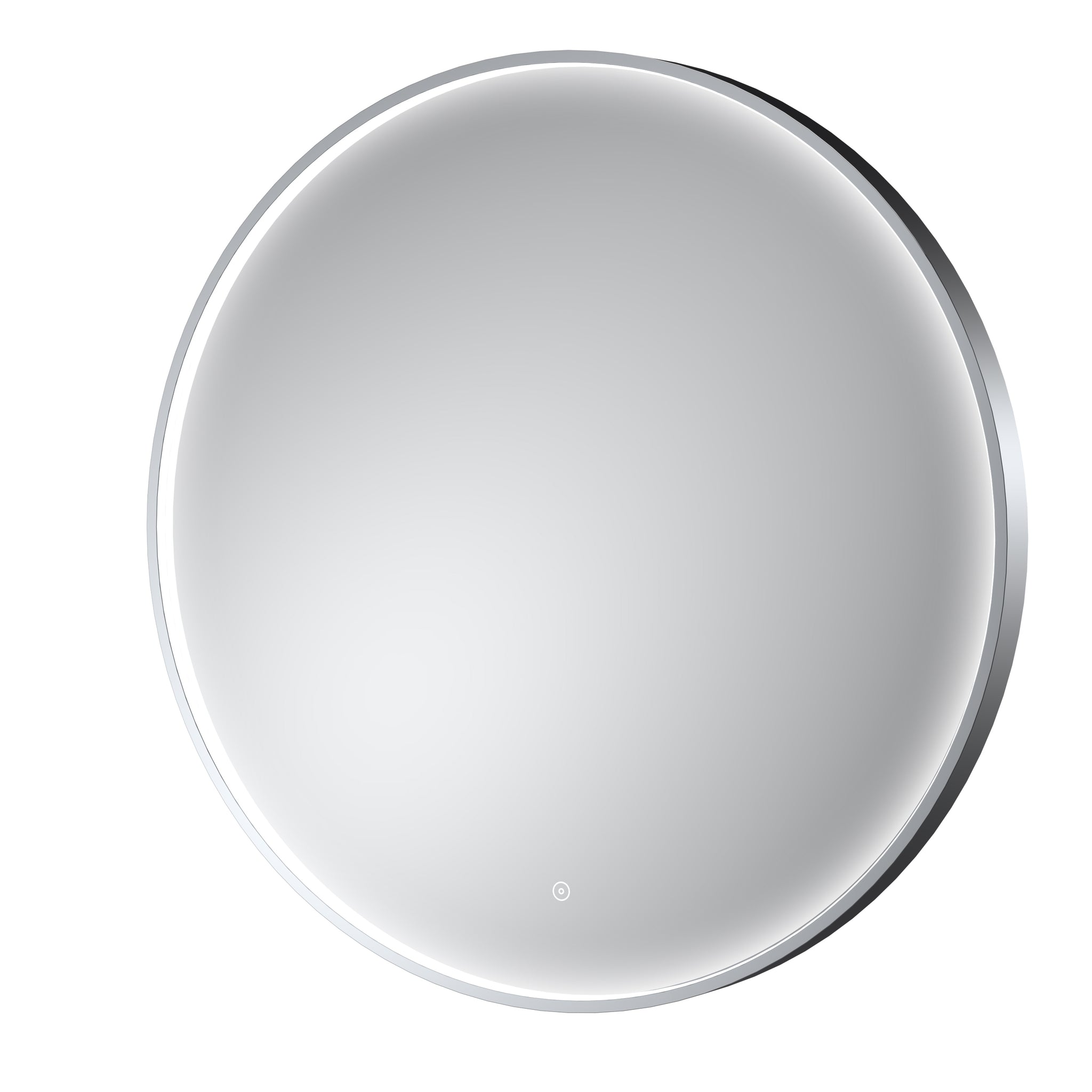 NUIE Polished Chrome Frame LED Mirror - 800mm