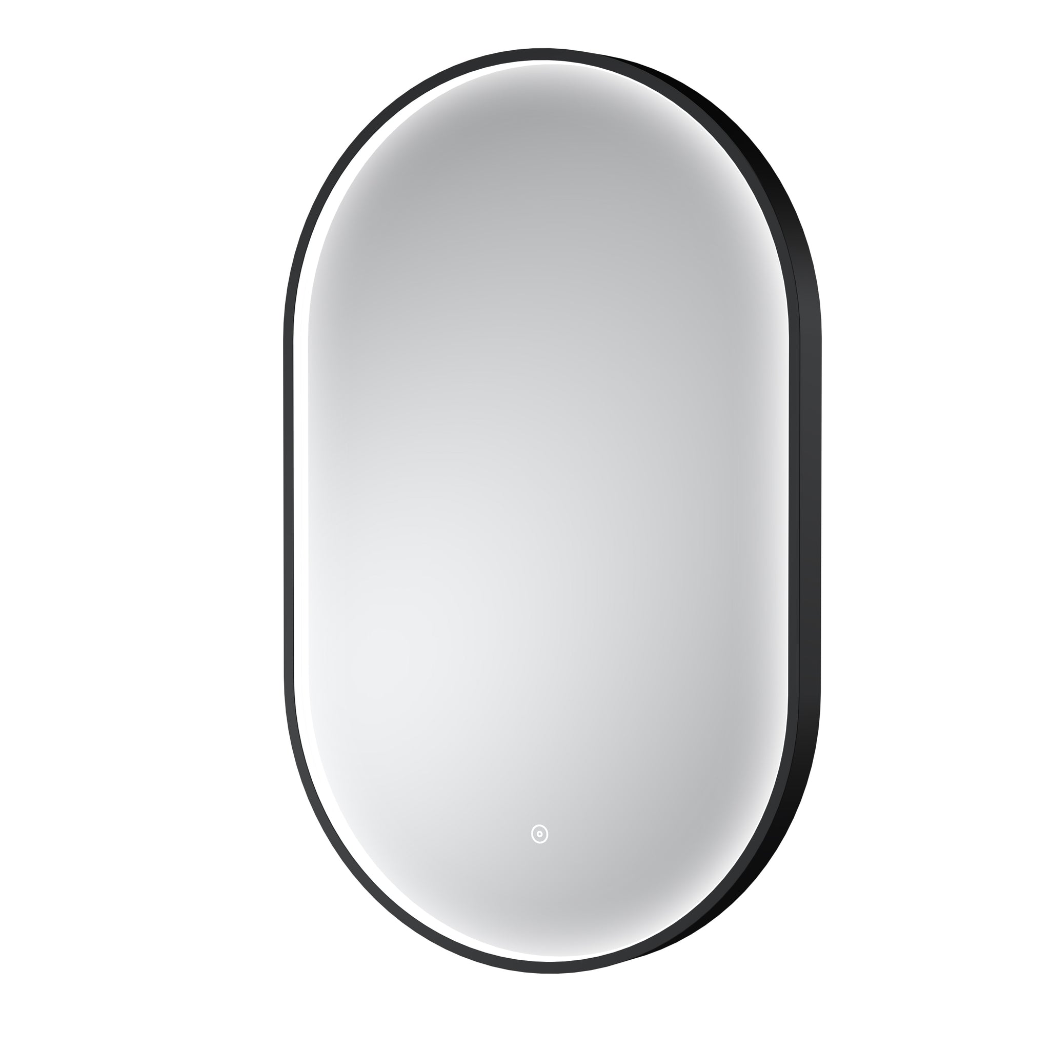 NUIE Black Frame LED Mirror - 800 x 500mm