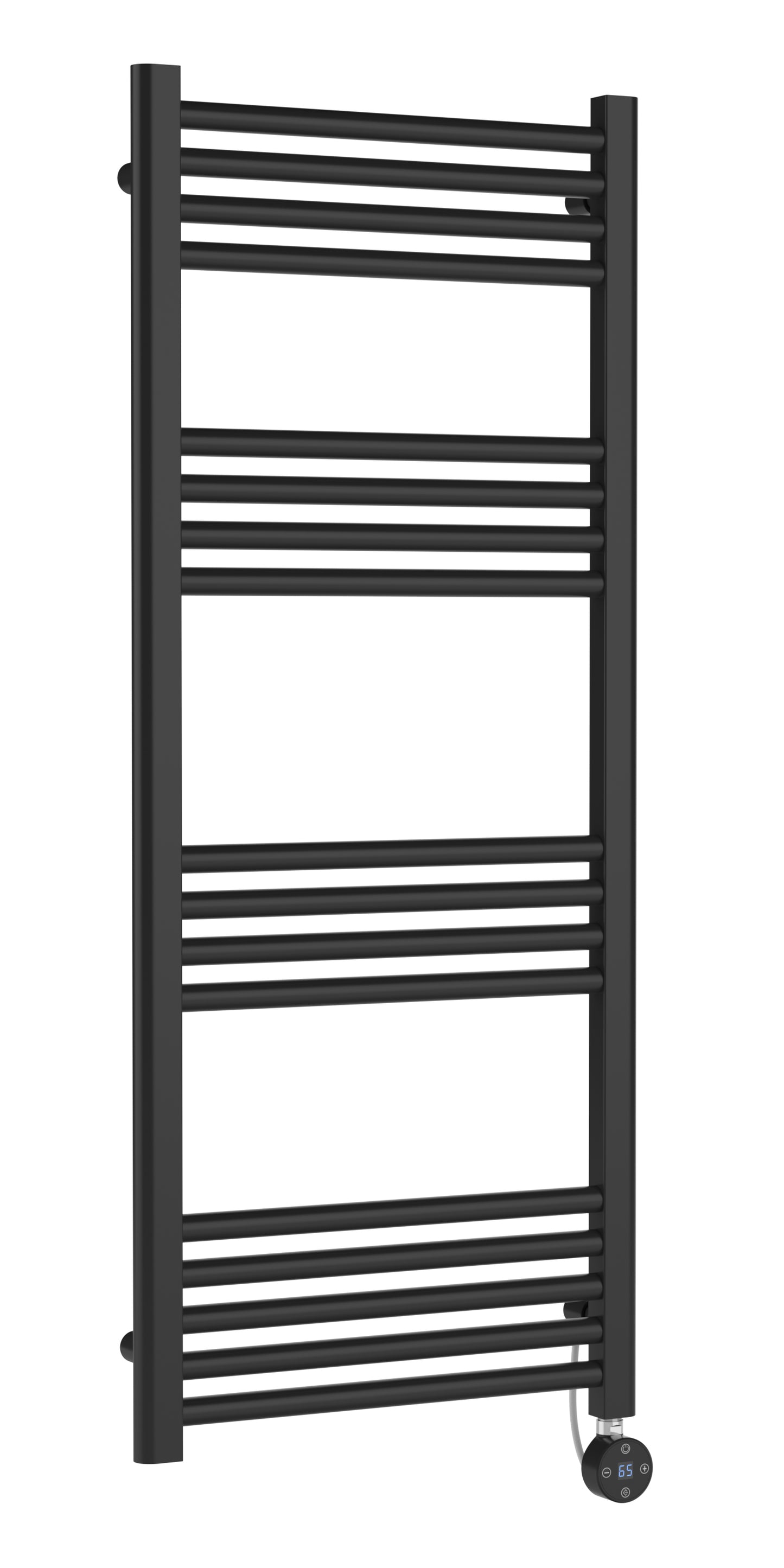 NUIE Round Straight Towel Radiator 1200x500