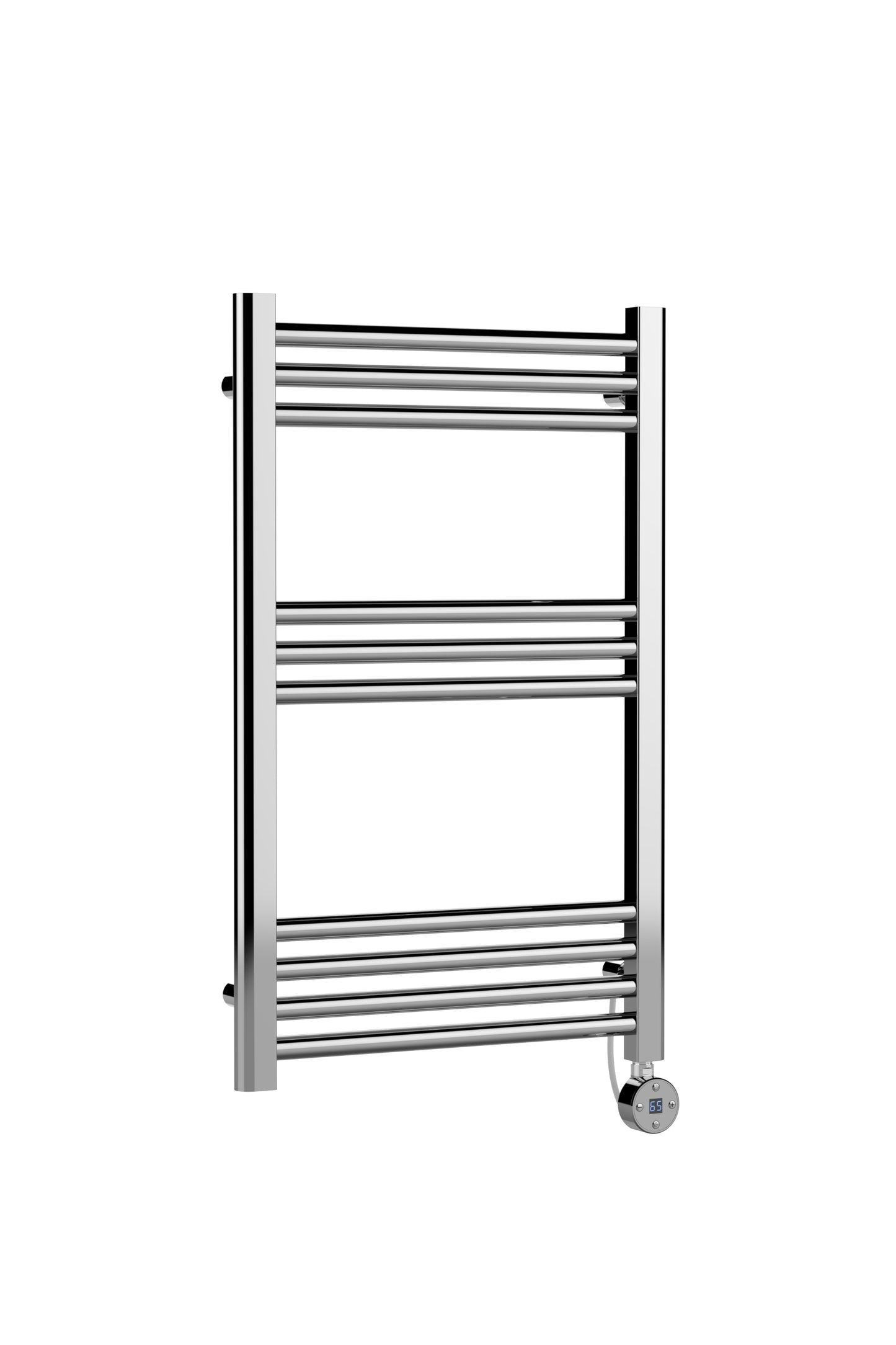 NUIE Round Straight Towel Radiator 800x500