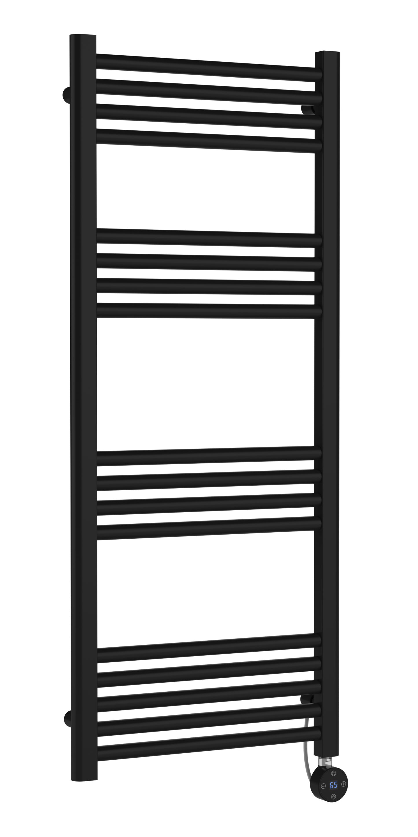 NUIE Round Straight Towel Radiator 1200x500