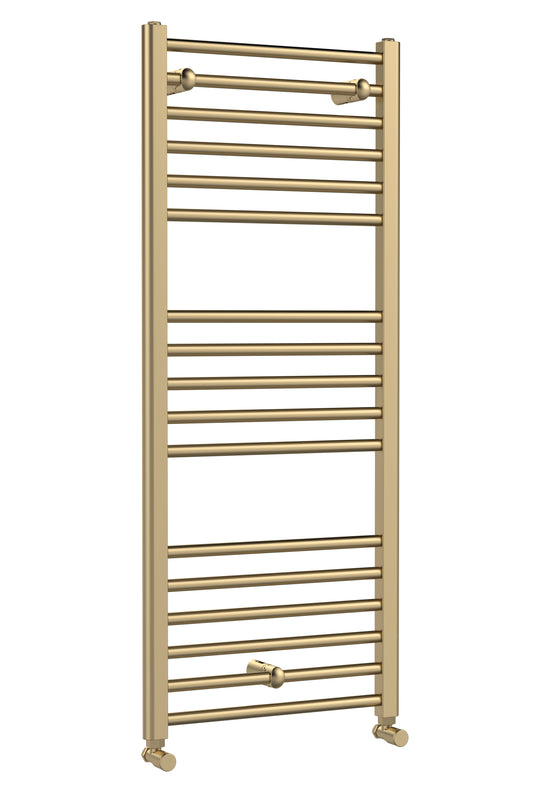 NUIE Round Straight Towel Radiator 1200x500