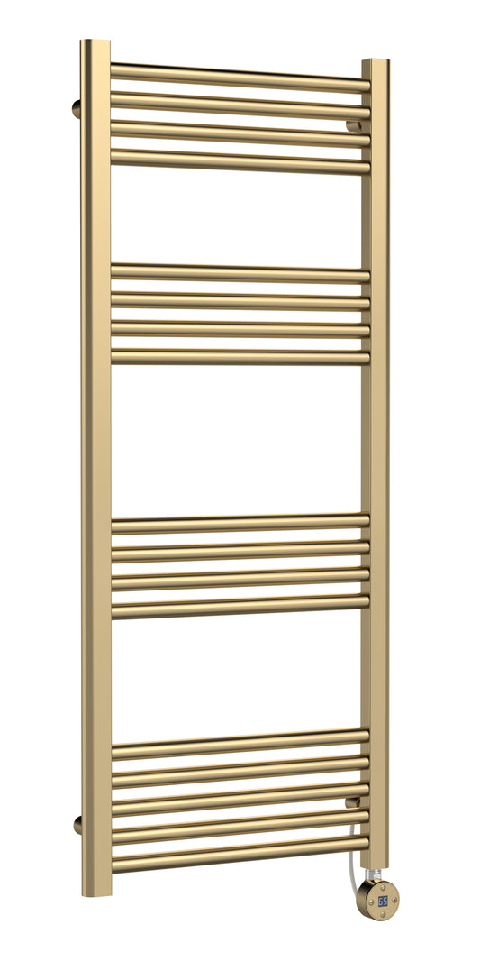 NUIE Round Straight Towel Radiator 1200x500
