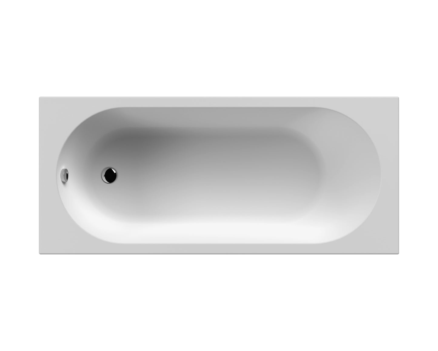 NUIE Round Straight Bath  1675 x 700mm