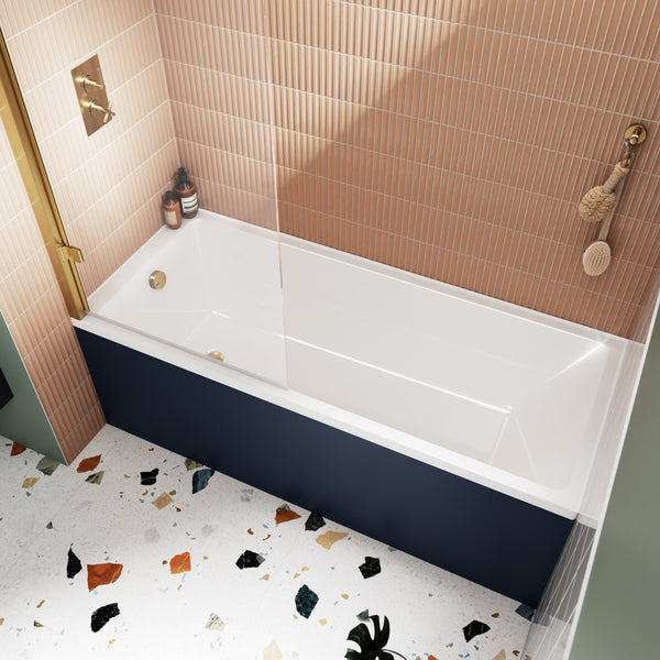 NUIE Thin Edge Single Ended Bath 1700 x 700mm