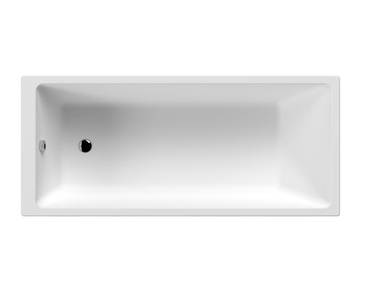 NUIE Thin Edge Single Ended Bath 1700 x 750mm