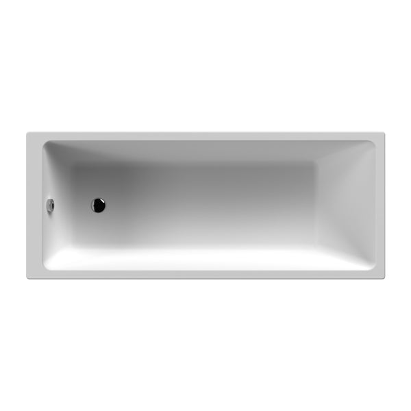 NUIE Thin Edge Single Ended Bath 1800 x 800mm