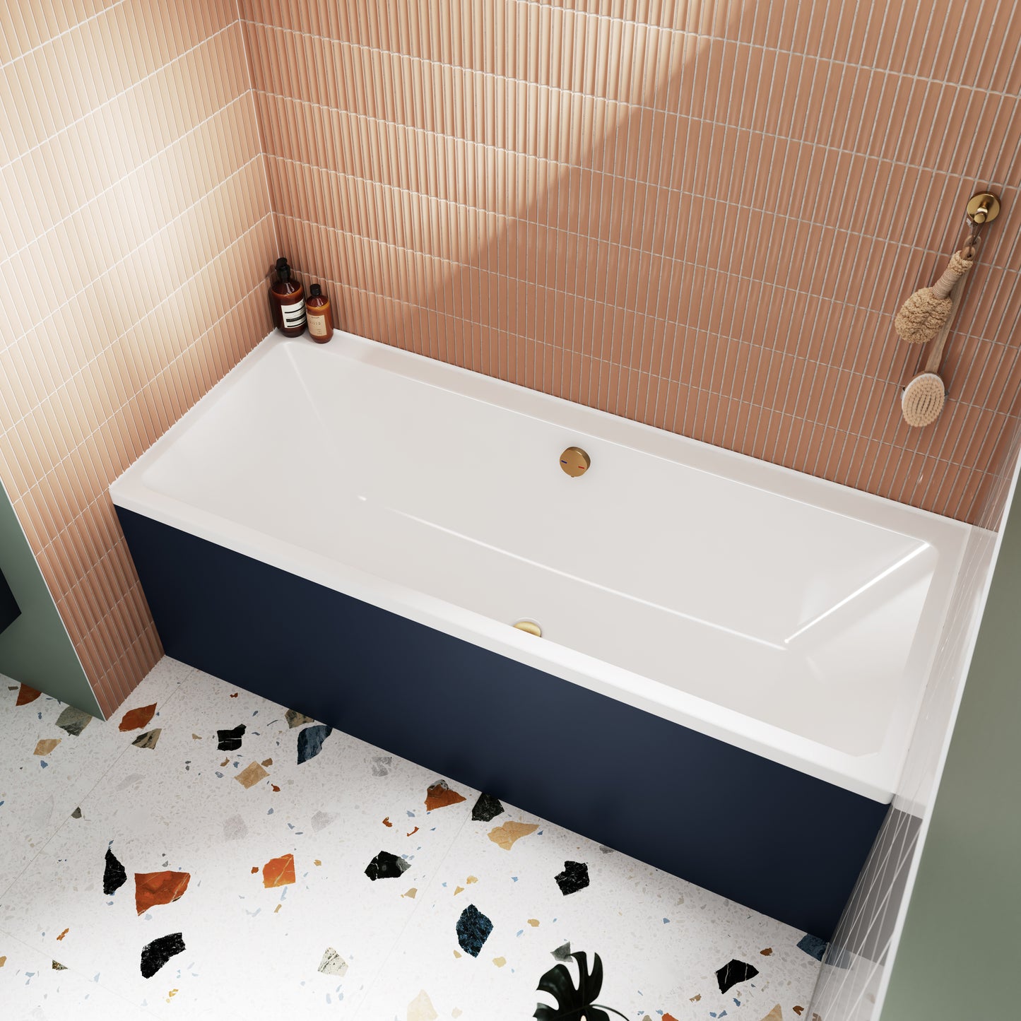 NUIE Thin Edge Single Ended Bath 1800 x 800mm
