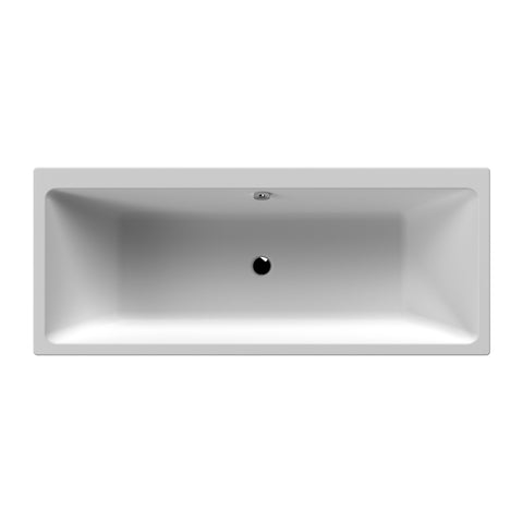NUIE Thin Edge Double Ended Bath 1800 x 800mm