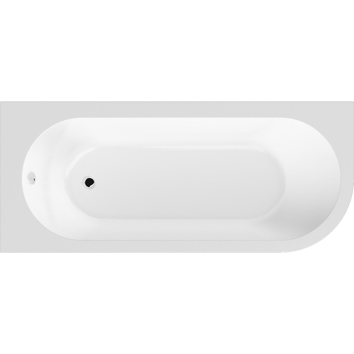 NUIE Left Hand Back to Wall Corner Bath