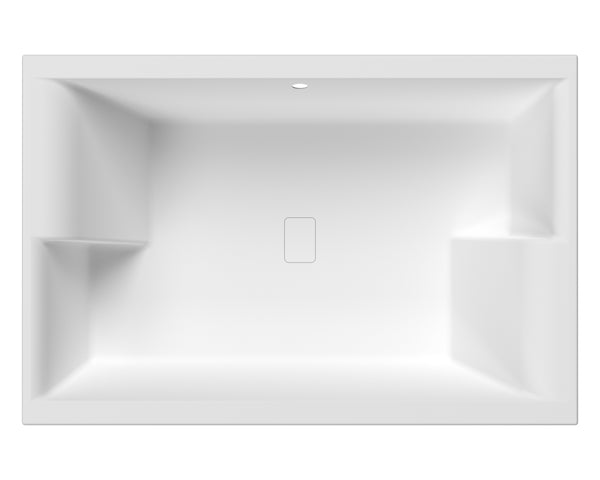 NUIE Double Ended Inset Spa Bath