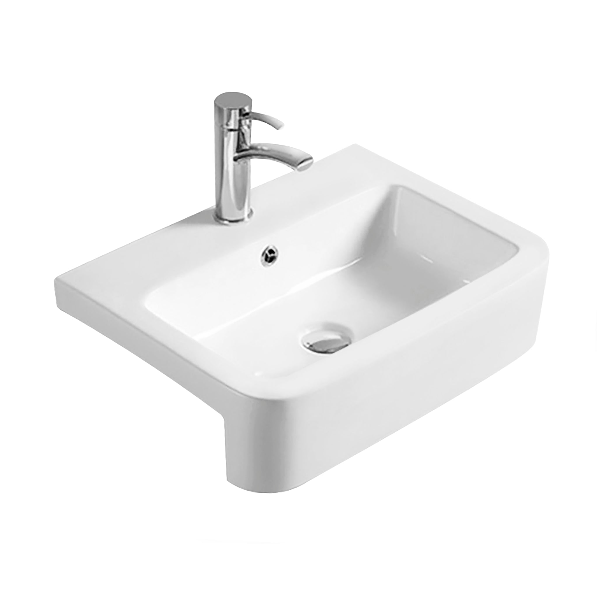 NUIE Semi-recessed basin