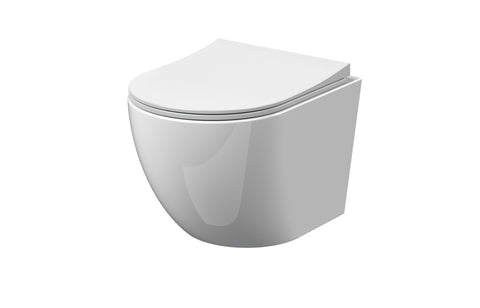 NUIE Wall Hung Pan & Soft Close Seat