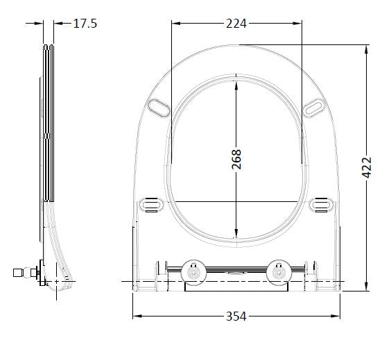 NUIE Round Sandwich Seat