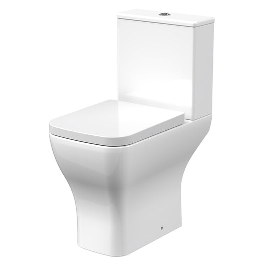 NUIE Comfort Height Pan, Cistern & Seat