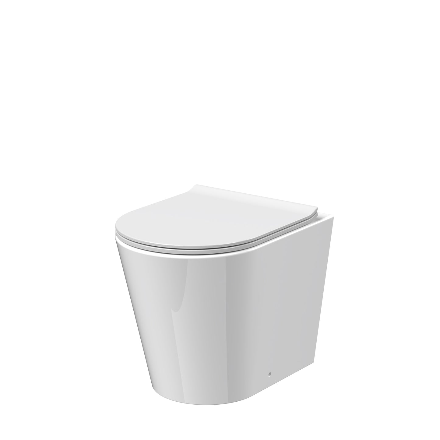 NUIE Round Rimless BTW Pan & Soft Close Seat