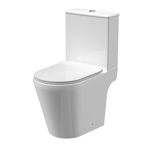 NUIE Rimless Pan, Cistern & PP Seat