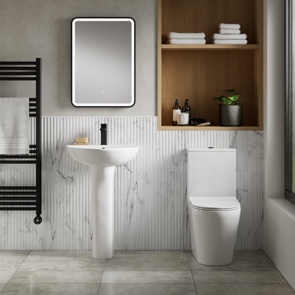 NUIE Rimless Pan, Cistern & PP Seat