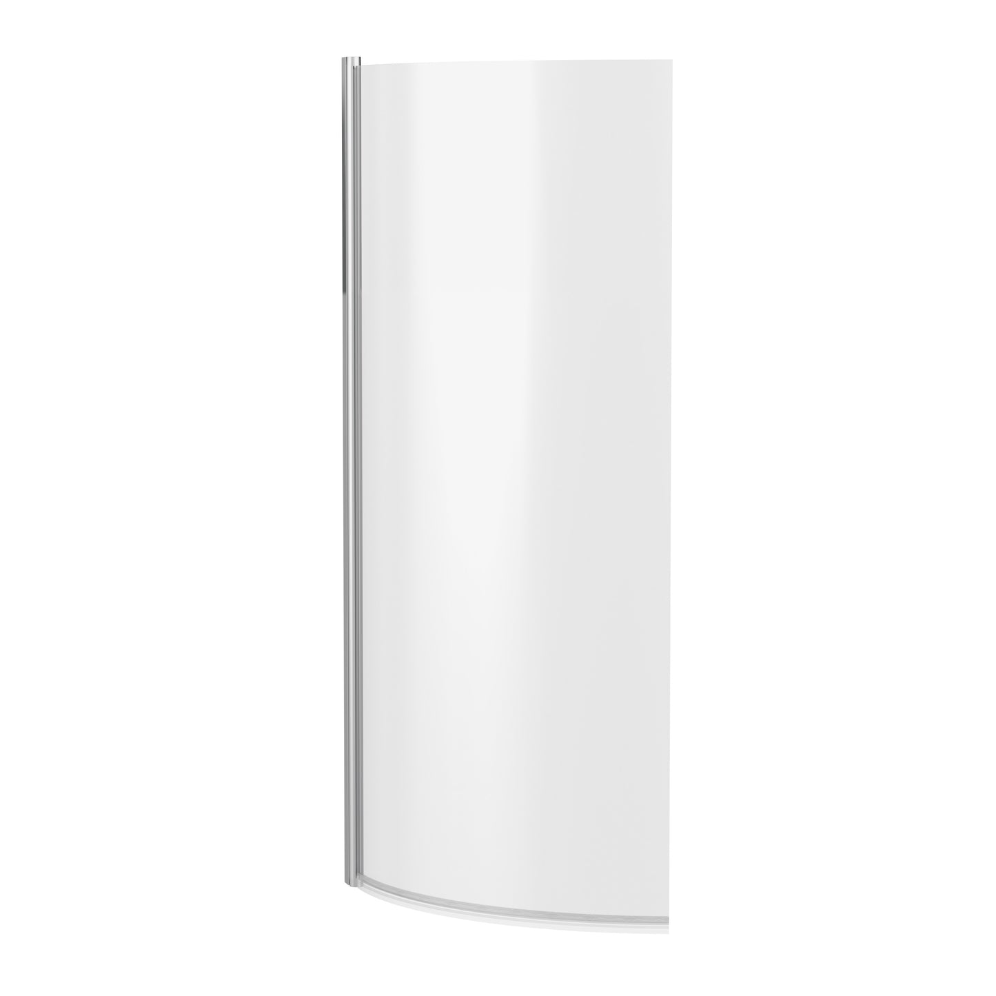 NUIE P' Curved Bath Screen (5mm Glass)