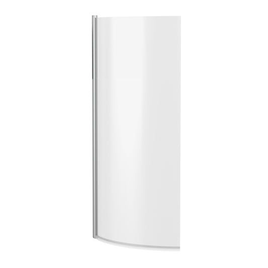 NUIE P' Curved Bath Screen (5mm Glass)