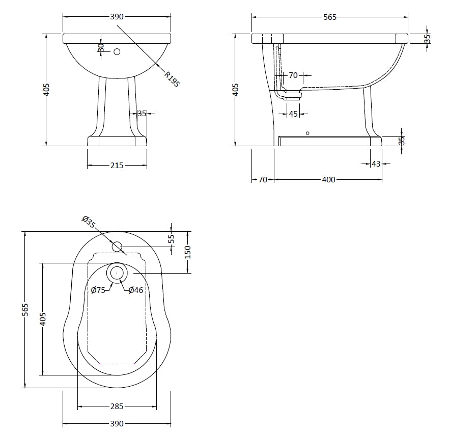 Hudson Reed Bidet