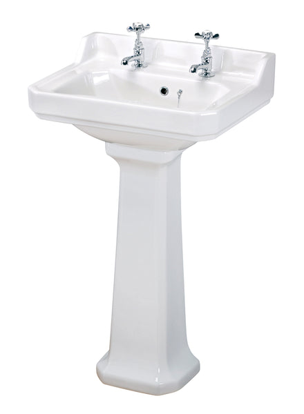 Hudson Reed 560mm Basin (2 Tap Hole)