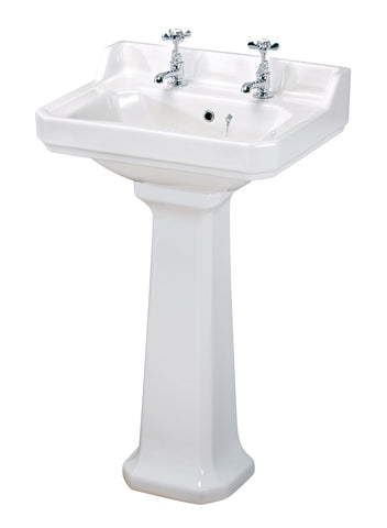 Hudson Reed 560mm Basin (2 Tap Hole)