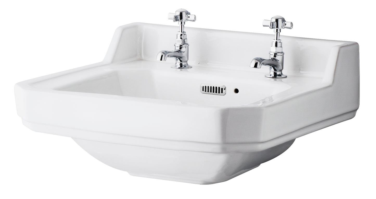 Hudson Reed 500mm Basin (2 Tap Hole)