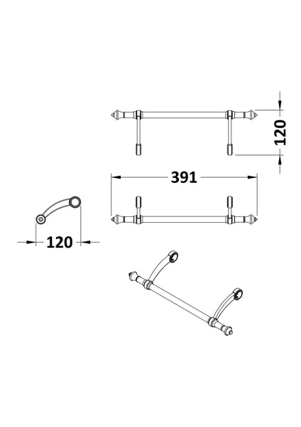 Hudson Reed Towel Rail