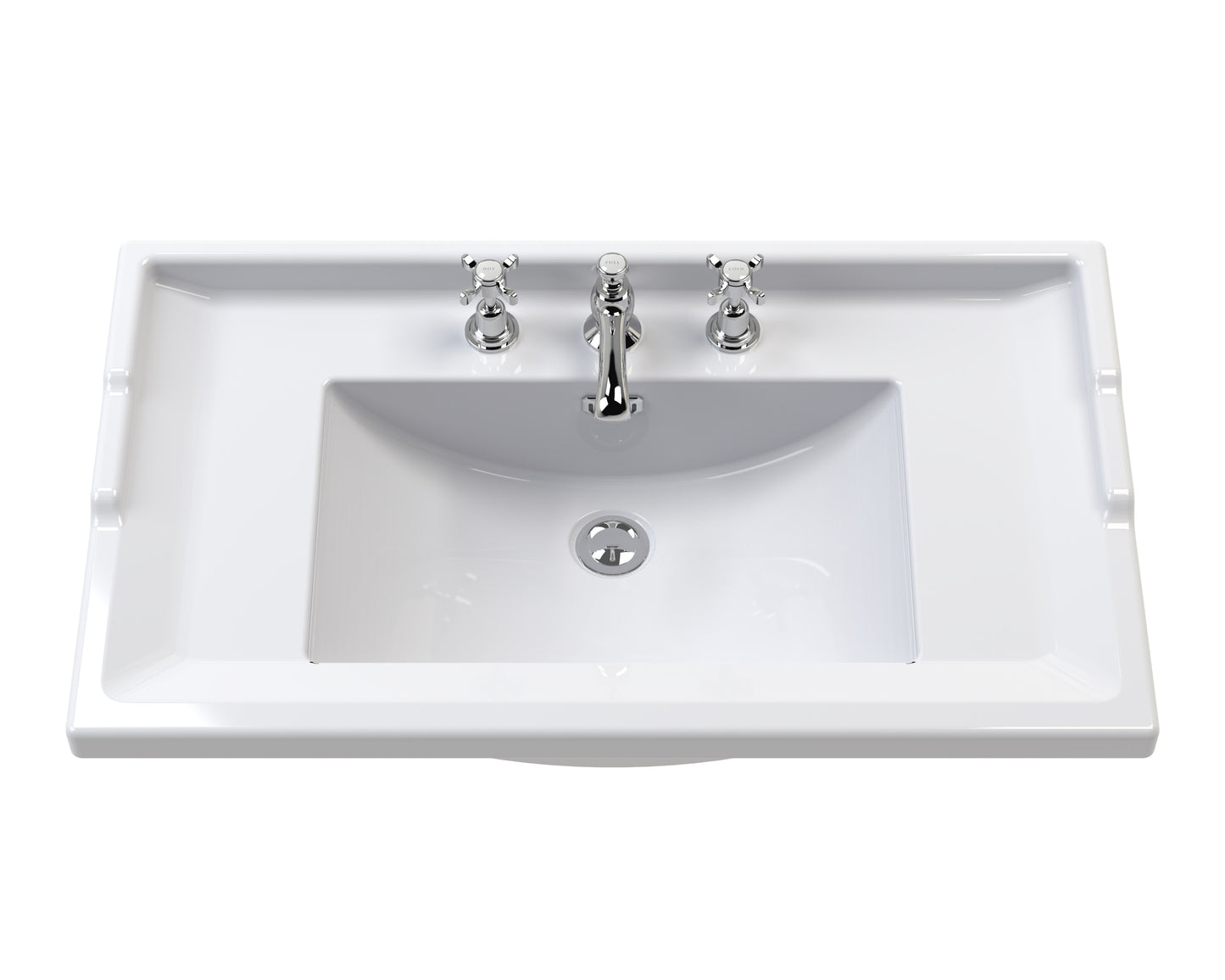 NUIE 600mm Floor Standing 2 Door Vanity & Basin 3TH