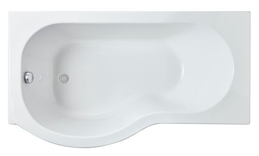 NUIE 1500mm Left Hand P-Shaped Bath