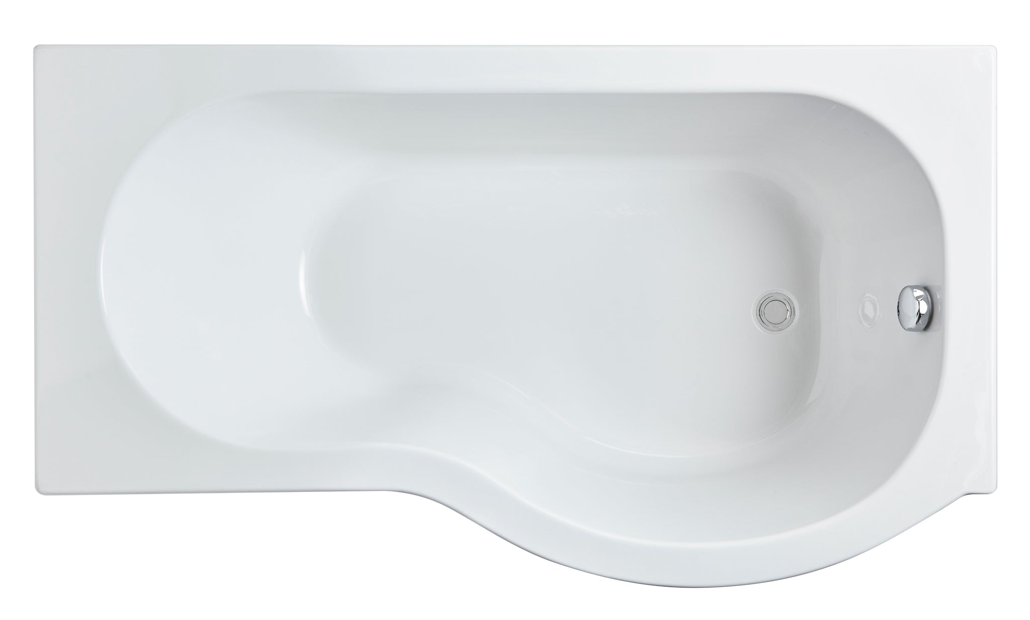 NUIE 1500mm Right Hand P-Shaped Bath