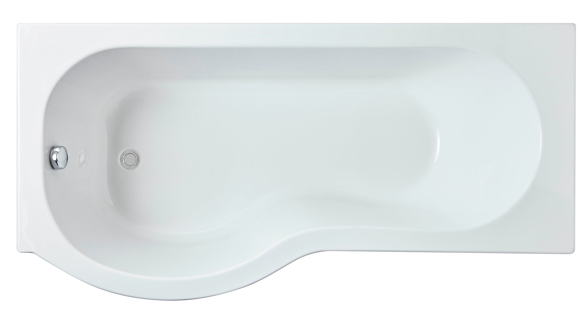 NUIE 1700mm Left Hand P-Shaped Bath