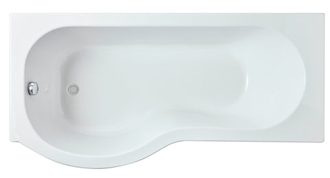 NUIE 1700mm Left Hand P-Shaped Bath