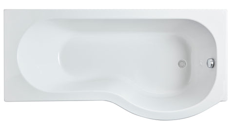 NUIE 1600mm Right Hand P-Shaped Bath
