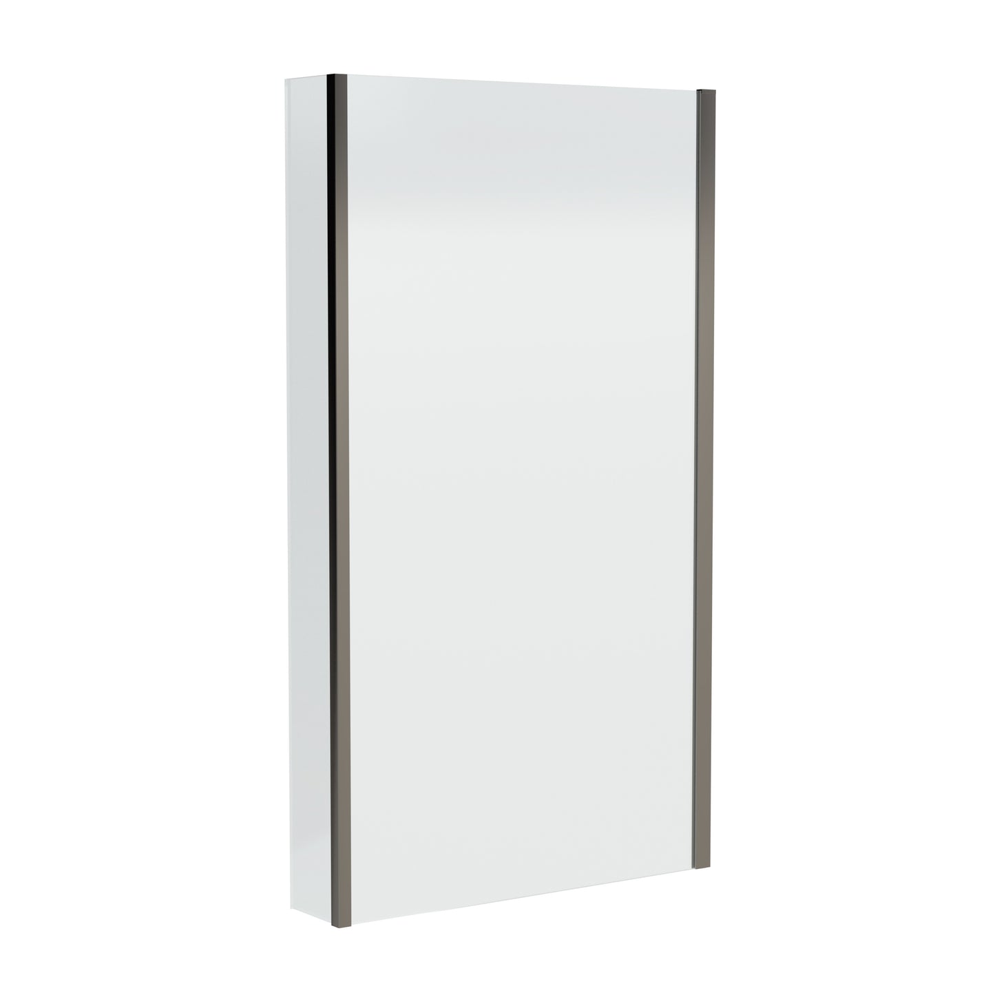 NUIE Square Fixed Bath Screen with Fixed Return - 6mm