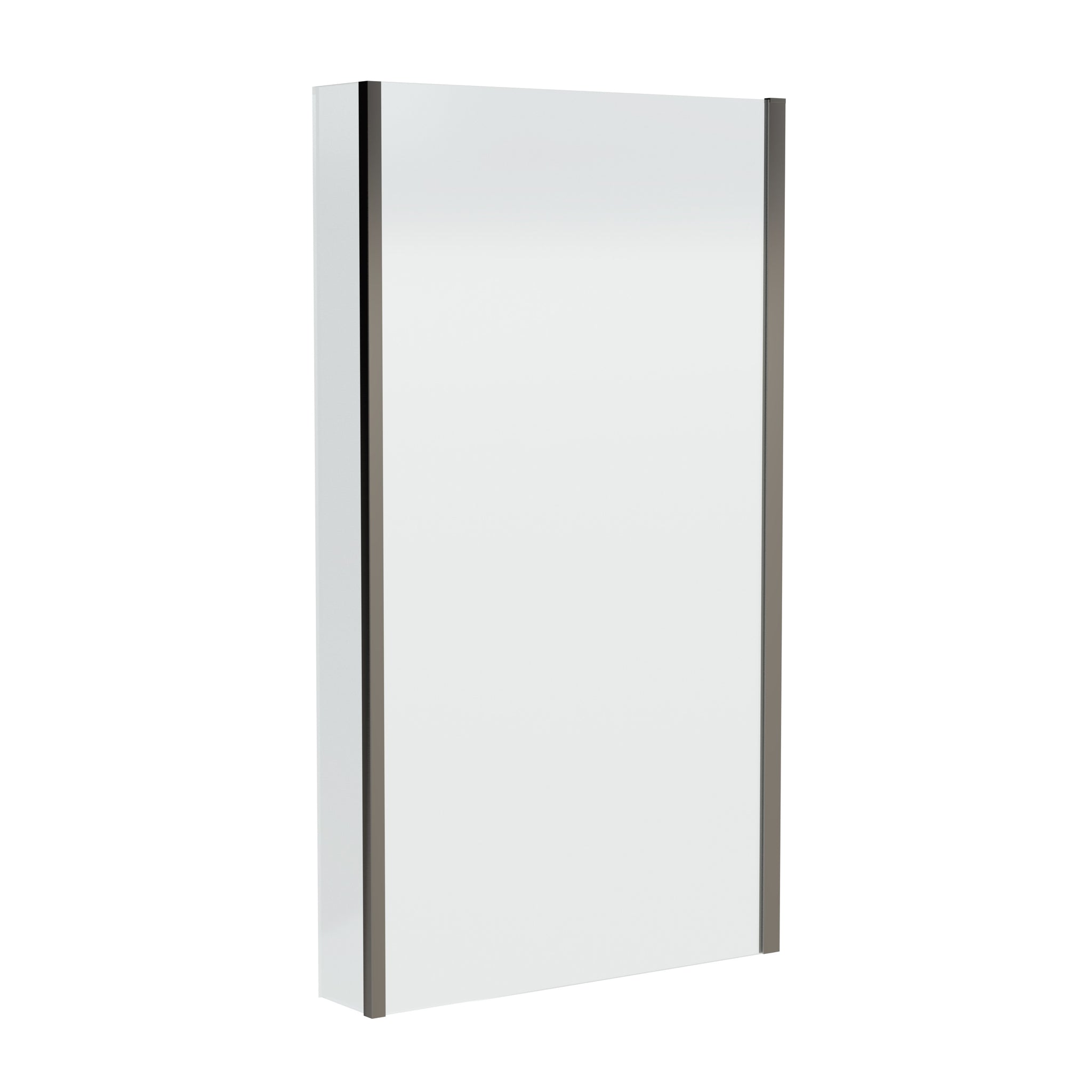 NUIE Square Fixed Bath Screen with Fixed Return - 6mm