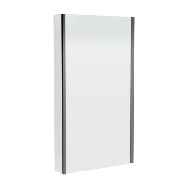 NUIE Square Fixed Bath Screen with Fixed Return - 6mm