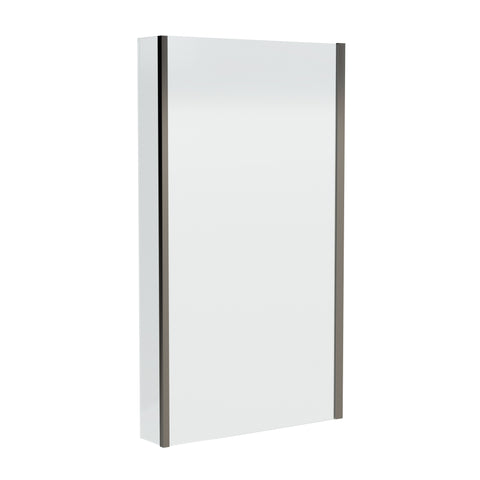 NUIE Square Fixed Bath Screen with Fixed Return - 6mm