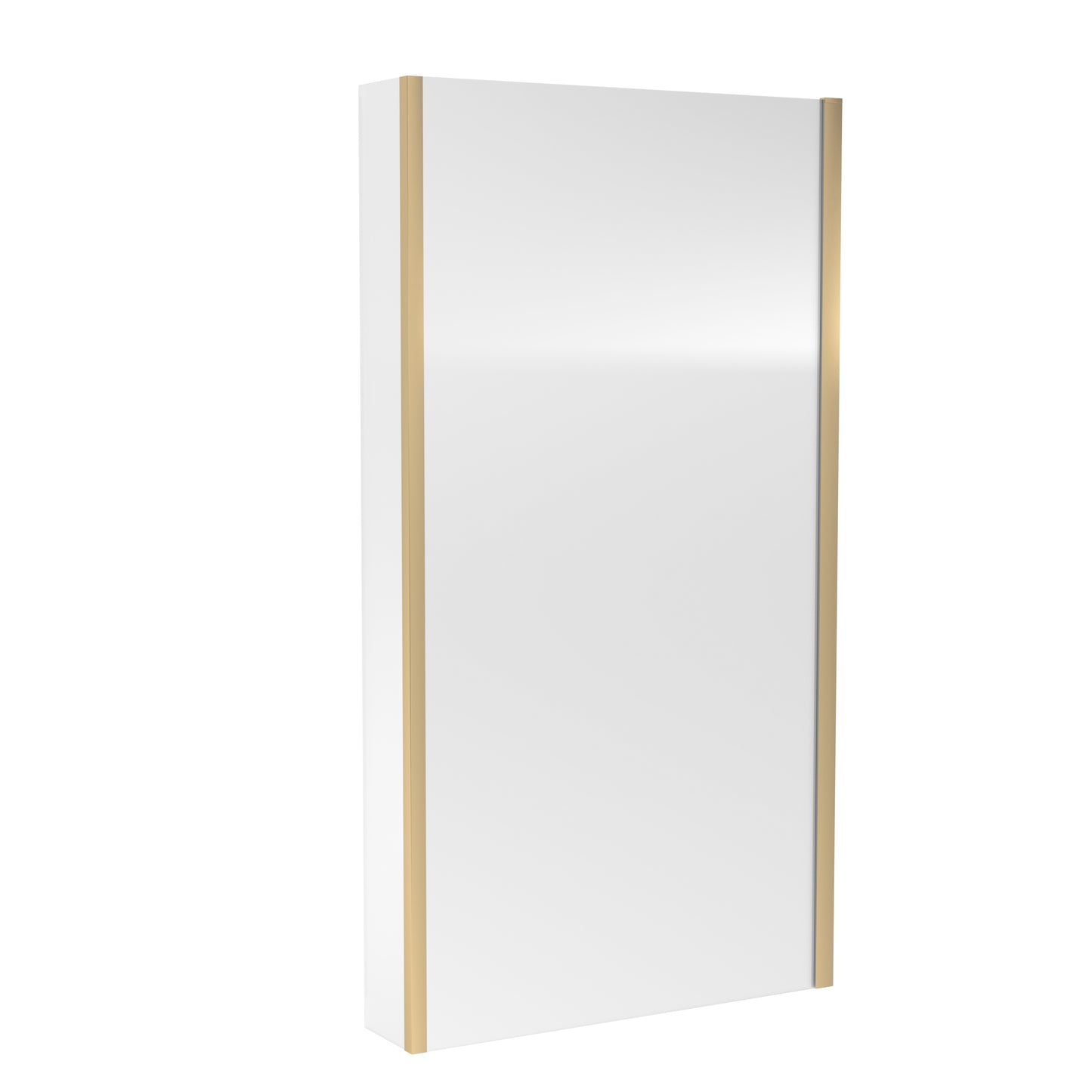 NUIE Square Bath Screen With Fixed Return